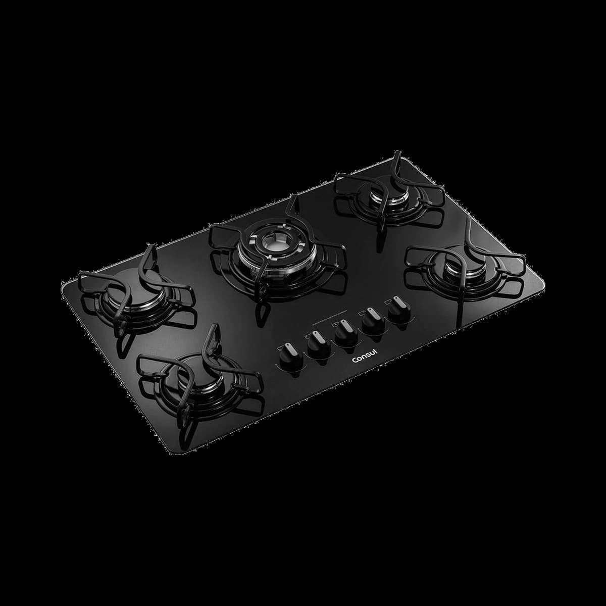 Cooktop Consul 5 Bocas Preto Bivolt CDD75AE — foto principal
