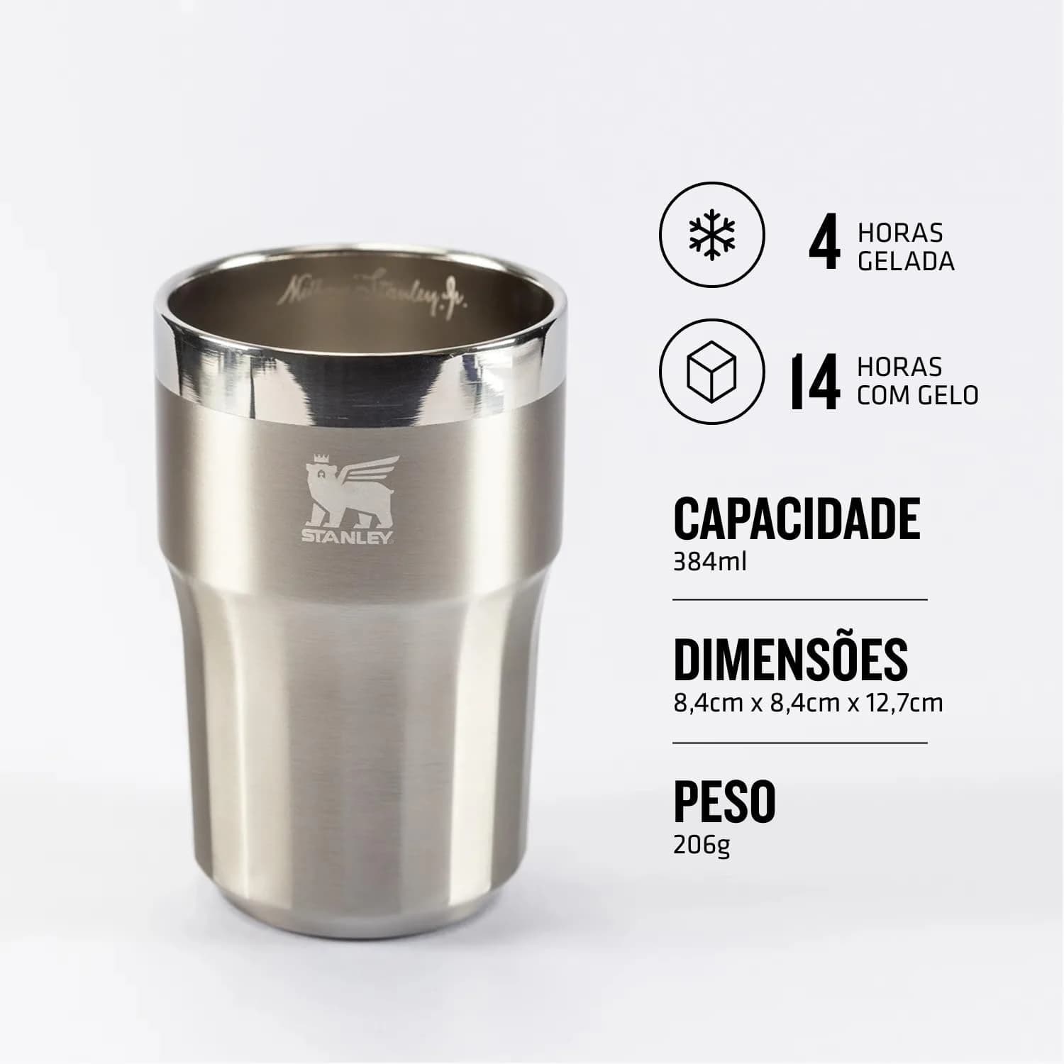 Copo Stanley Beer Tumbler Happy Hour 384ml — foto do catalogo Dom Guima 3