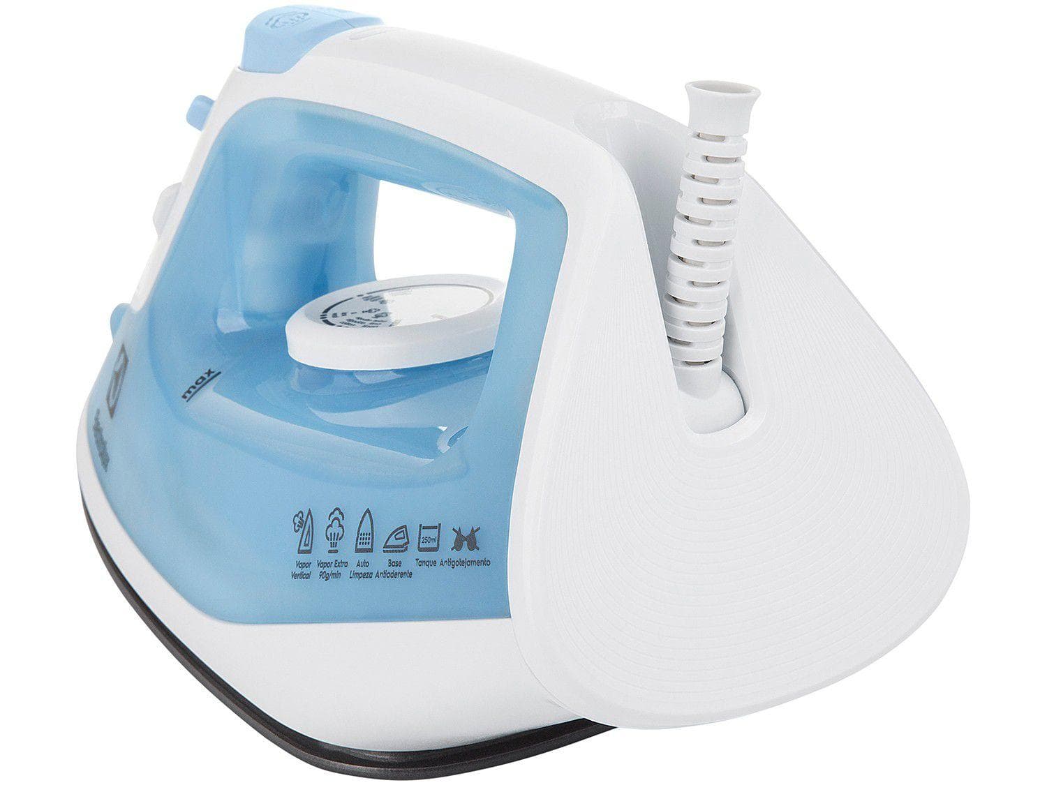 Ferro Electrolux a Vapor e a Seco SIE60 Azul — foto 1