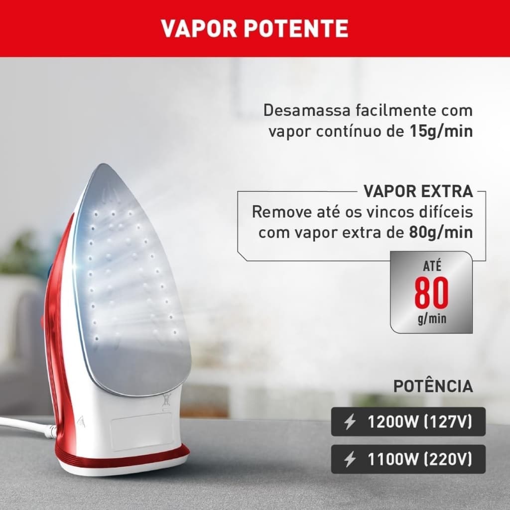 Ferro a Vapor Arno Essentialgliss FV1051B2 — foto 3