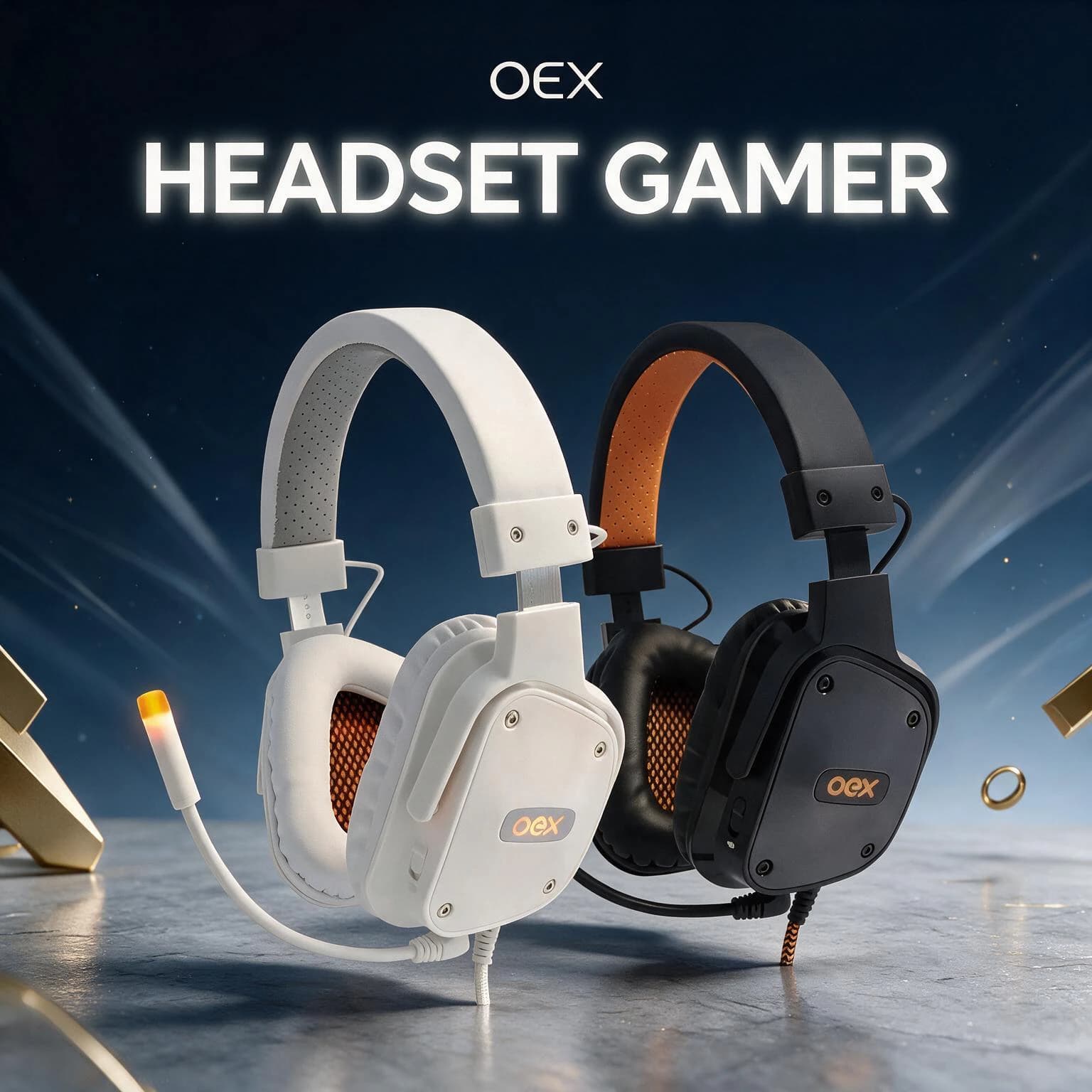 Fone Gamer OEX Shield HS409 — foto do catalogo Dom Guima 1