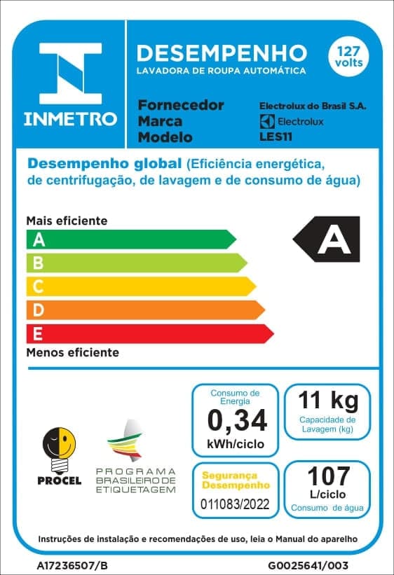 Máquina de Lavar Electrolux 11kg LES11 — foto 5