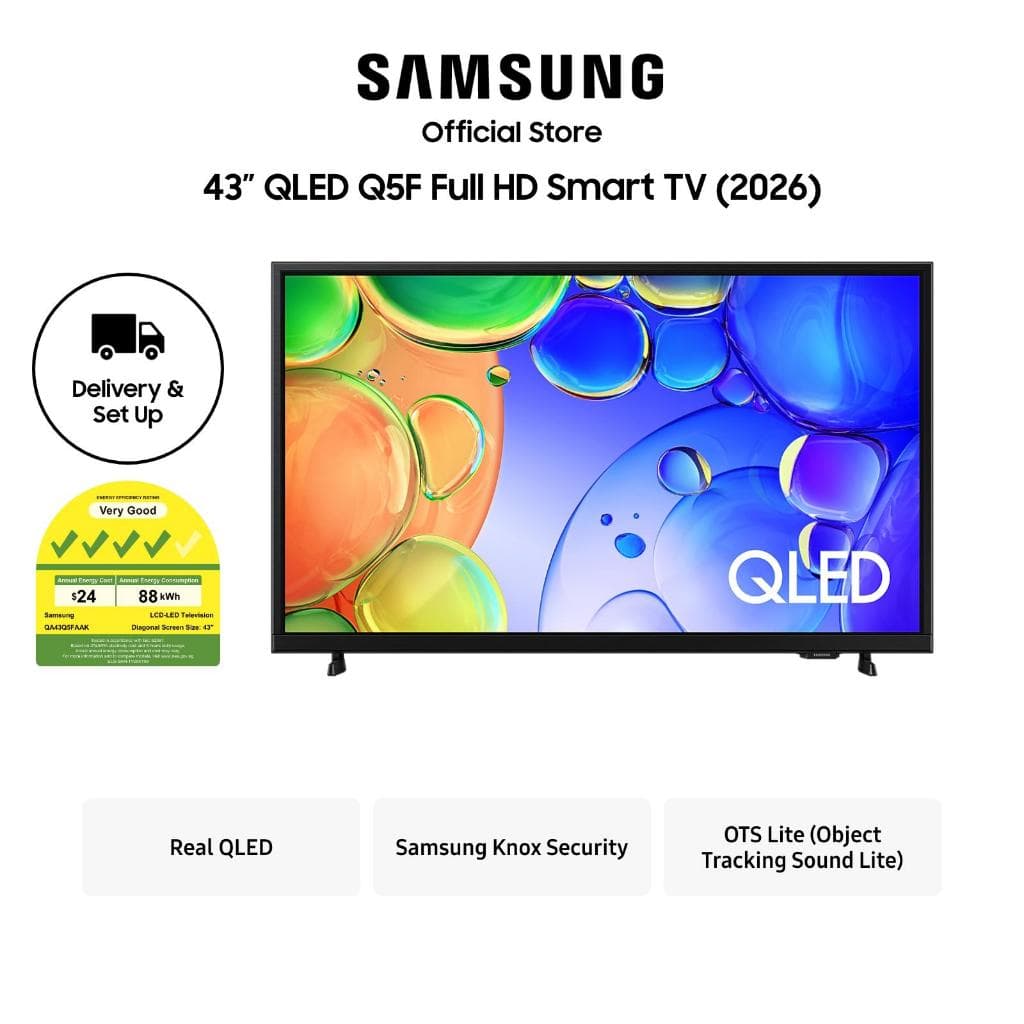 Smart TV Samsung 43" QLED Full HD Q5F — foto 1