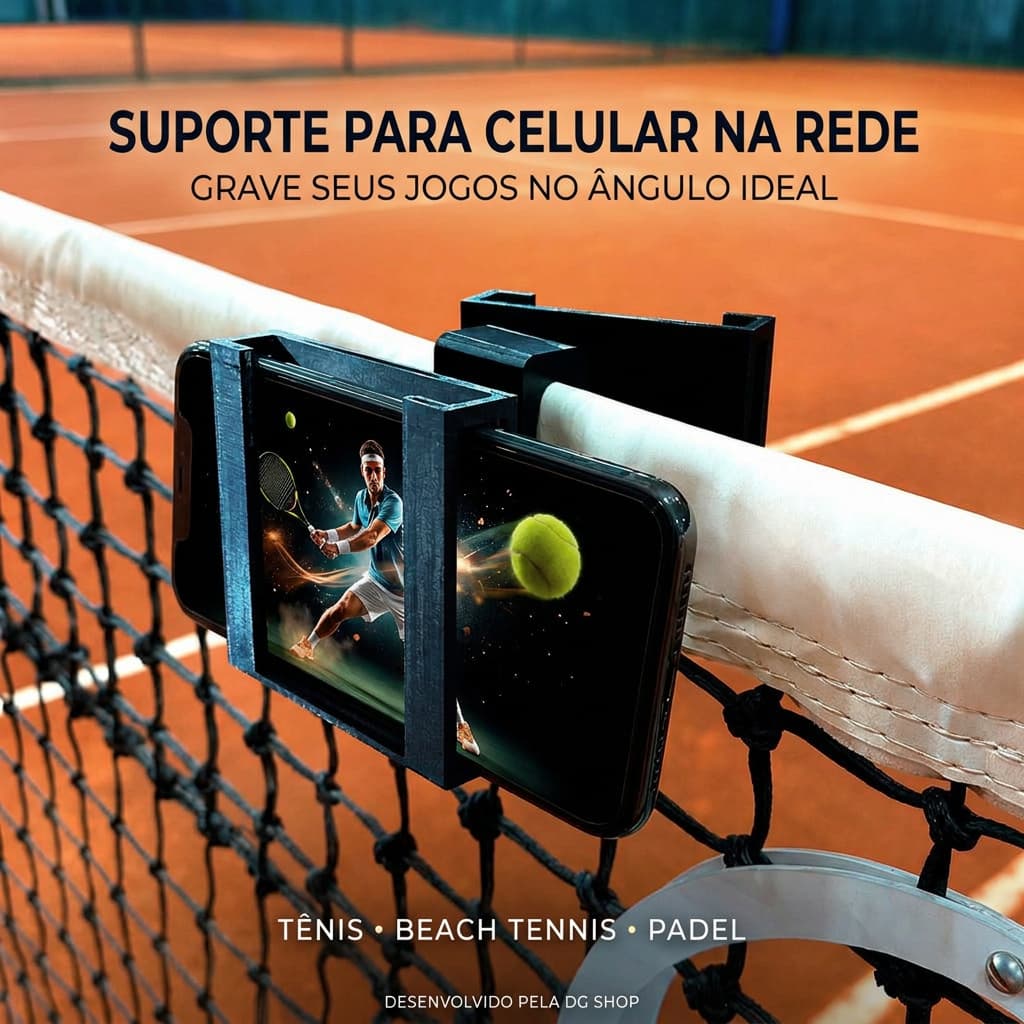 Suporte para Celular Tênis, Beach Tennis e Padel — DG Shop — foto 1