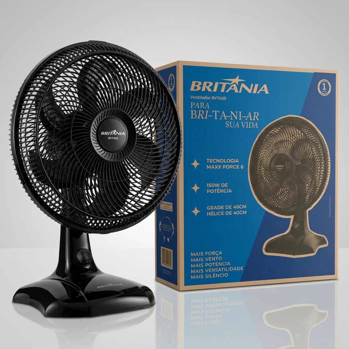 Ventilador de Mesa Britânia Super Turbo BVT405 — foto principal