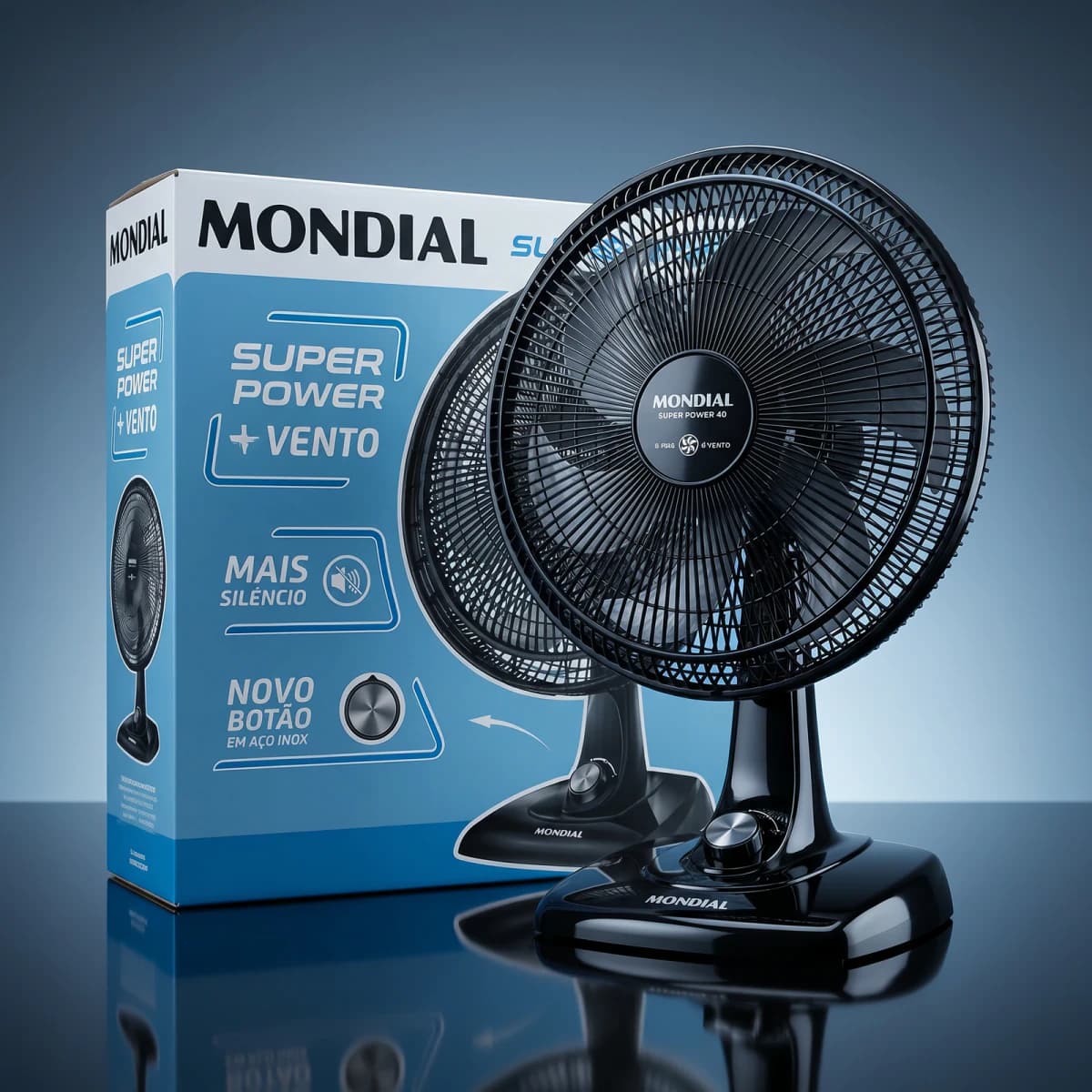 Ventilador de Mesa Mondial Super Power VSP-40-B — foto principal
