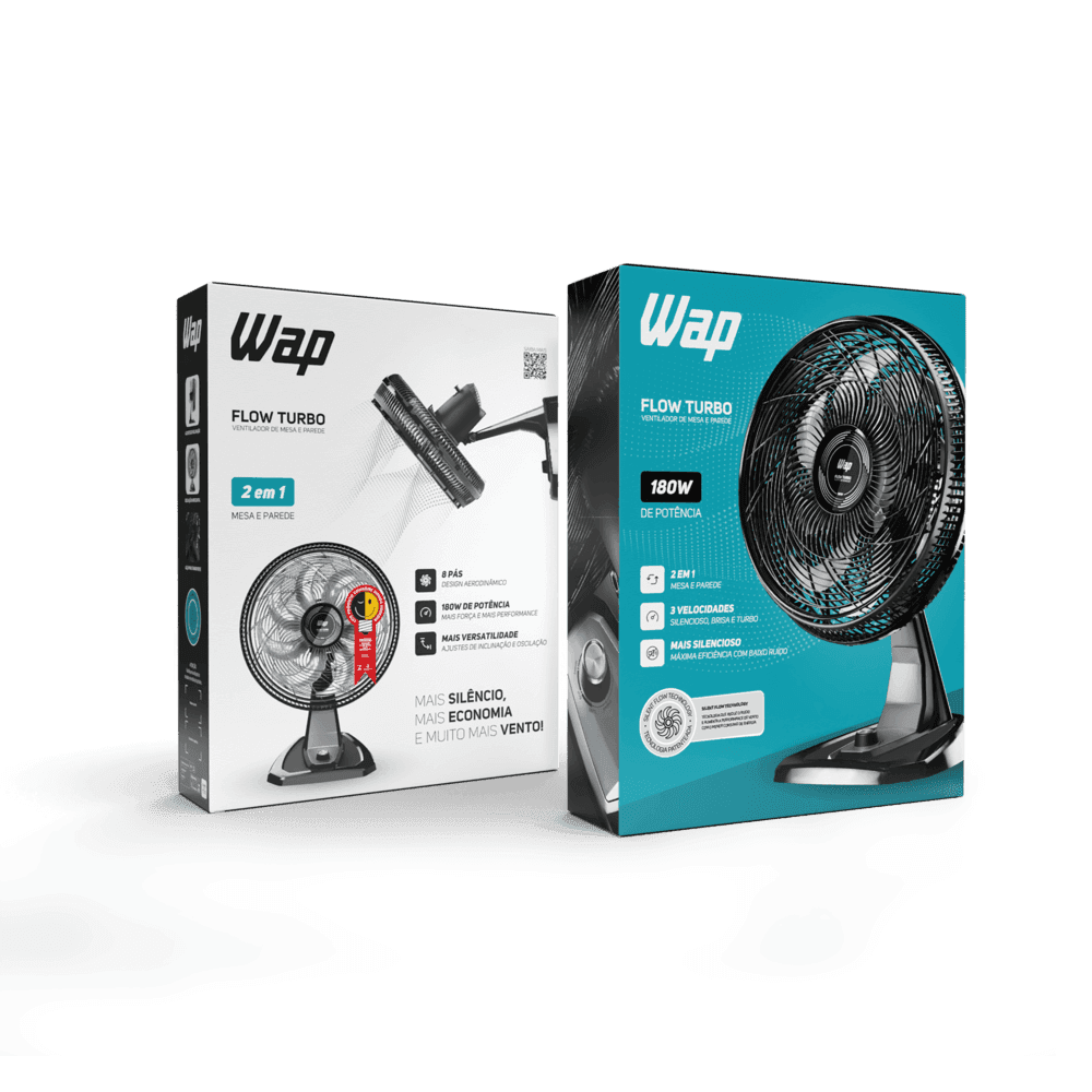 Ventilador de Mesa Wap Flow Turbo — foto 1